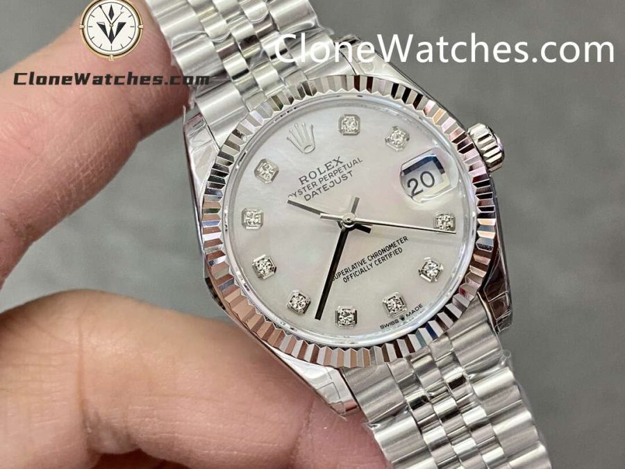 Rolex Super Clone Watches 1:1 DateJust m278274-0006 Jubilee 31MM 2236 Movement - Image 2