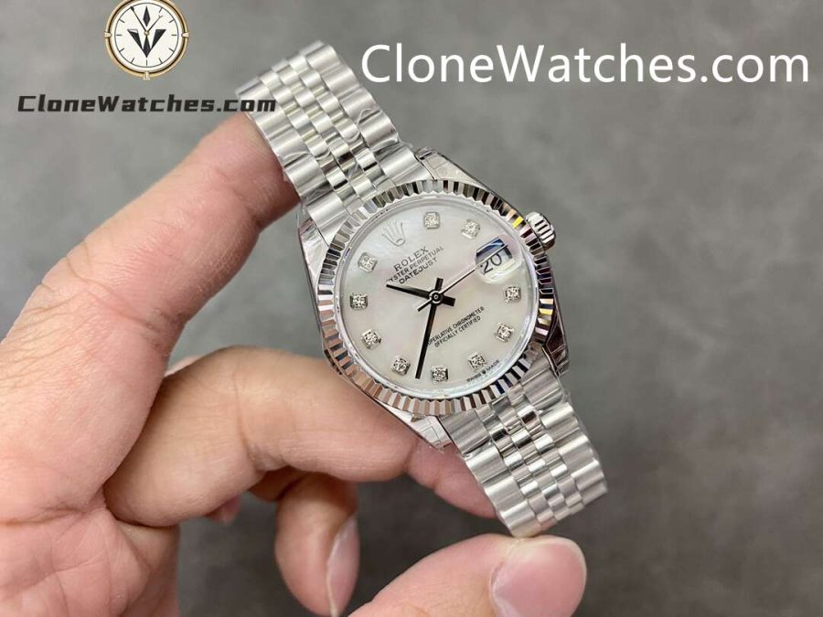 Rolex Super Clone Watches 1:1 DateJust m278274-0006 Jubilee 31MM 2236 Movement - Image 4