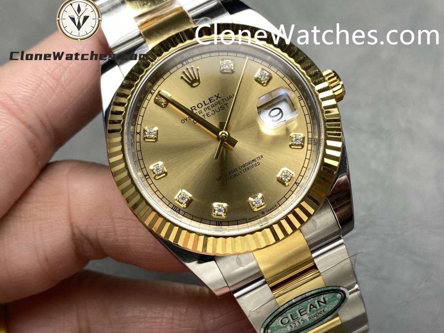 Rolex Super Clone Watch 1:1 DateJust m126333-0011 Jubilee 41MM 3235 Movement - Image 2