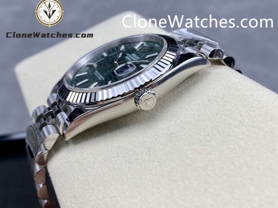 Rolex Super Clone Watch 1:1 DateJust Water Ripple Green Dial m126334-0030 Jubilee 41MM 3235 Movement - Image 5