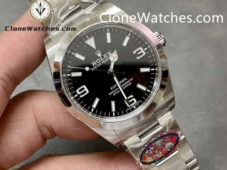 Rolex Super Clone Watches 1:1 Oyster Perpetual Explore 36mm Black Dial m124270-0001 3230 Movement - Image 2