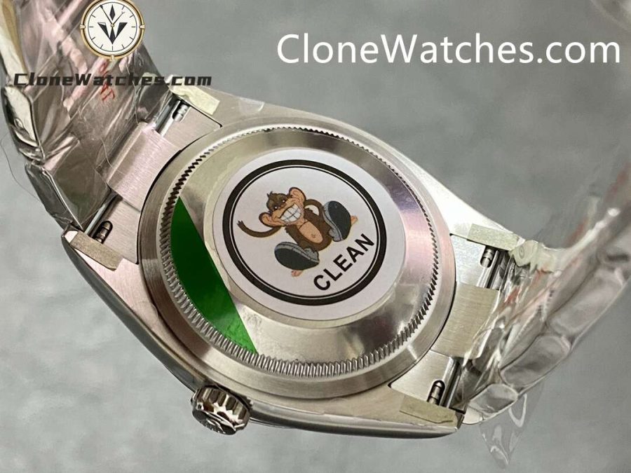 Rolex Super Clone Watches 1:1 Oyster Perpetual Green Dial 36mm m126000-0005 3230 Movement - Image 7