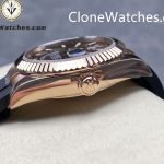 Rolex Super Clone Watch 1:1 Sky Dweller Coffee Dial m326235-0005 42MM Rubber Strap - Image 6