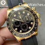 Rolex Super Clone Watches 1:1 Daytona Black Dial M116518ln - 0046 4130 Movement - Image 2