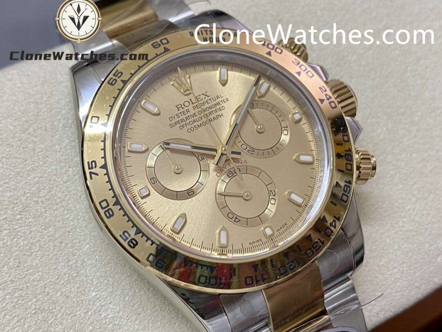 Rolex Super Clone Watches 1:1 Daytona Gold Dial M116503 - 0003 4130 Movement - Image 2