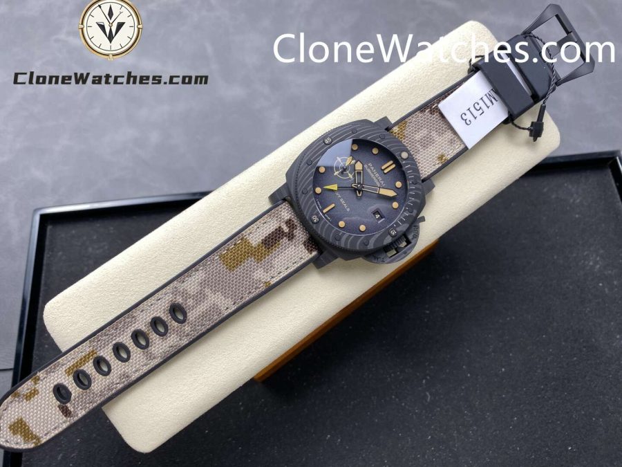 Panerai Super Clone Watches 1:1 Submersible QuarantaQuattro GMT Navy SEALs Carbotech™ 44MM PAM01513 - Image 4