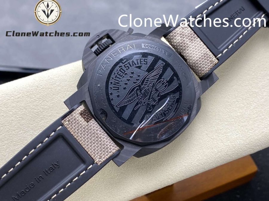 Panerai Super Clone Watches 1:1 Submersible QuarantaQuattro GMT Navy SEALs Carbotech™ 44MM PAM01513 - Image 7