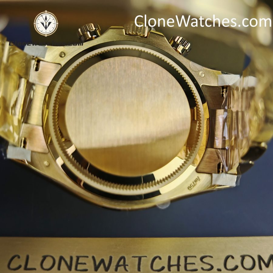 Rolex Super Clone Watches 1:1 Daytona 18K Yellow Gold Plating M126508-0008 4131 Movement - Image 11