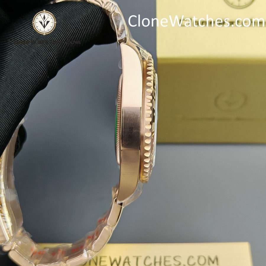 Rolex Super Clone Watches 1:1 GMT-Master II Rose Gold M126715CHNR-0002 Oyster 3285 Movement - Image 9