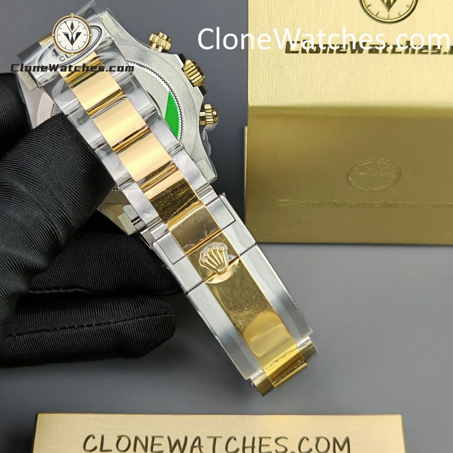Rolex Super Clone Watches 1:1 Daytona 18k gold M116503-0001 White Dial 4130 movement - Image 15