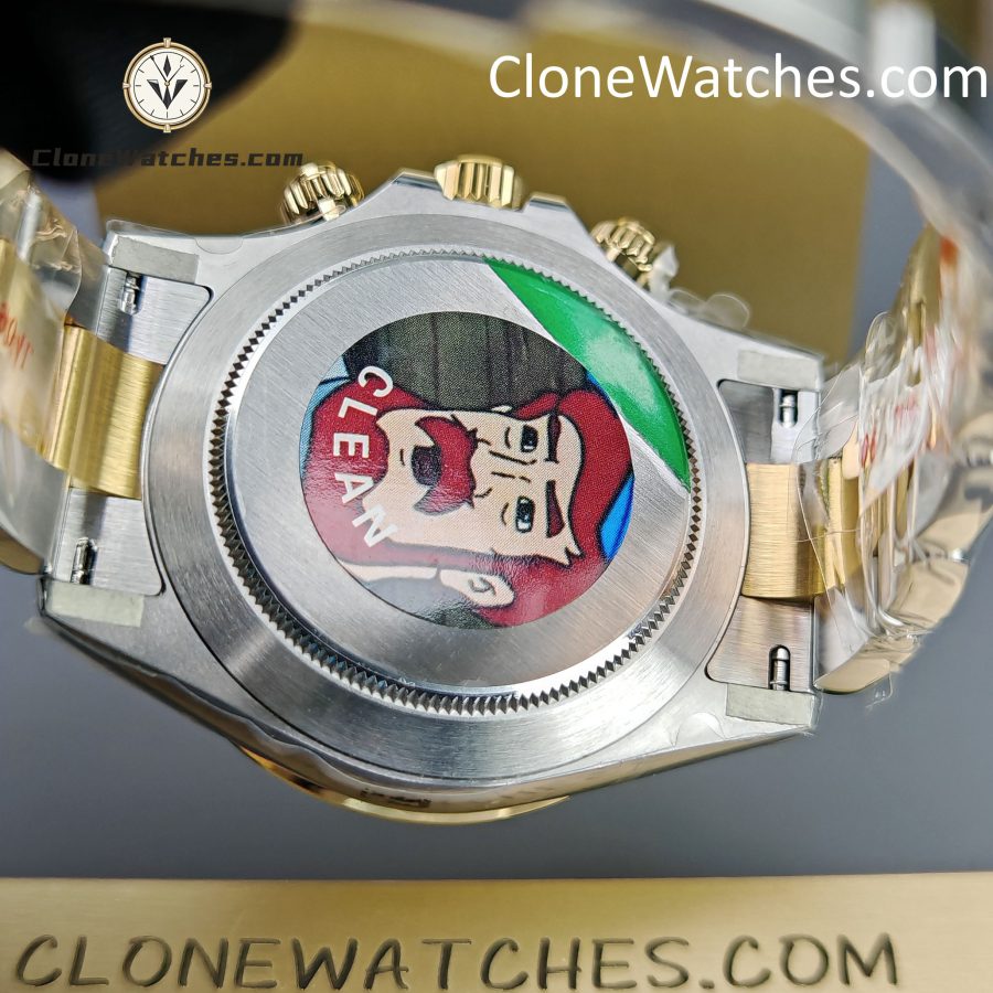 Rolex Super Clone Watches 1:1 Daytona 18k gold M116503-0001 White Dial 4130 movement - Image 11