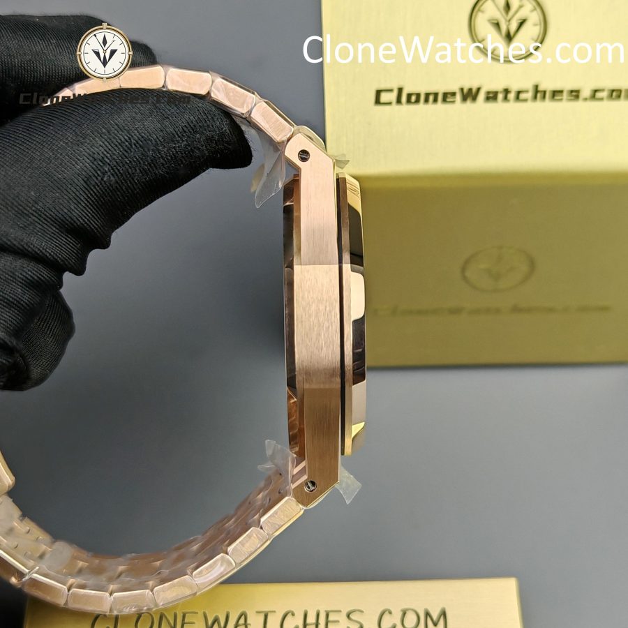 Audemars Piguet Super Clone Watches 1:1 Royal Oak Rose Gold 26522OR Blue Tourbillon Dial 41mm - Image 9