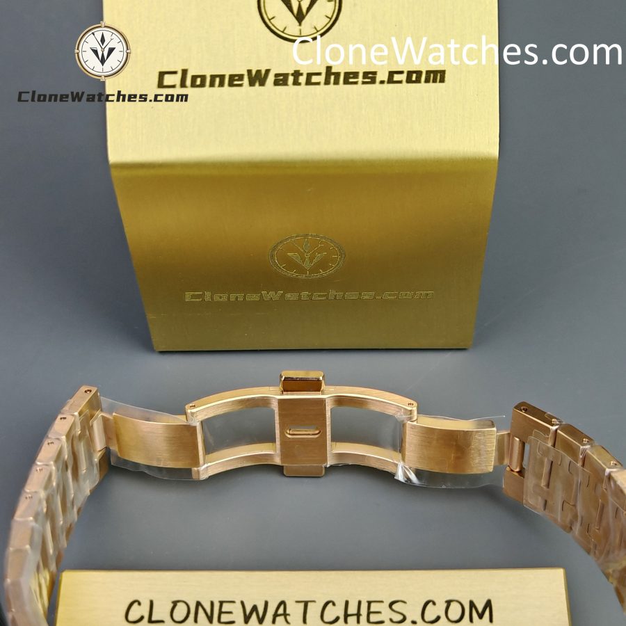 Audemars Piguet Super Clone Watches 1:1 Royal Oak Rose Gold 26522OR Blue Tourbillon Dial 41mm - Image 14