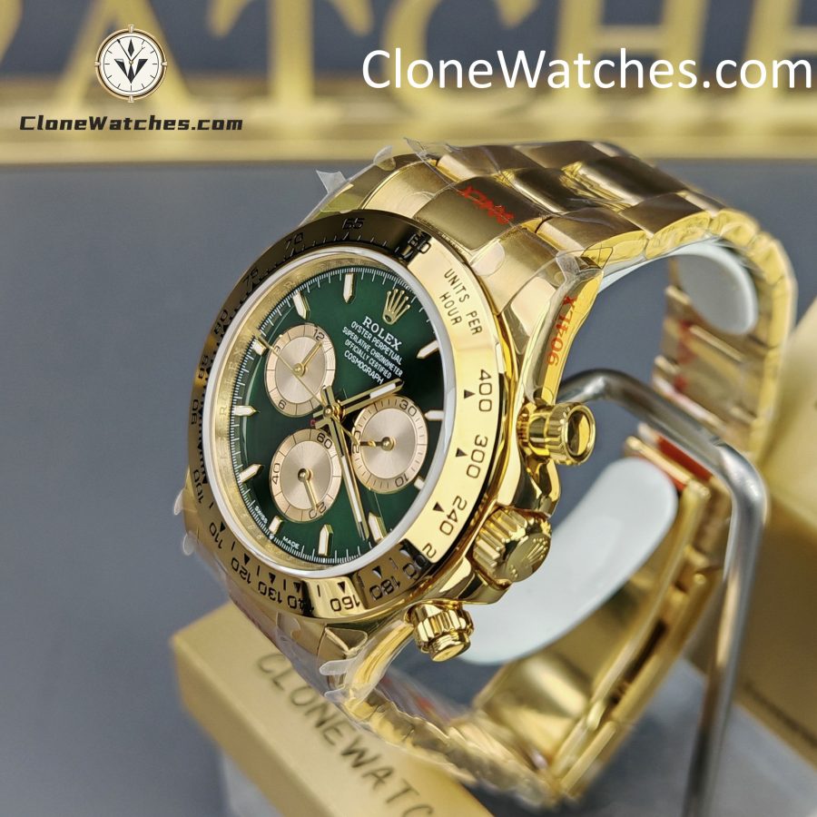 Rolex Super Clone Watches 1:1 Daytona 18K Yellow Gold Plating M126508-0008 4131 Movement - Image 3