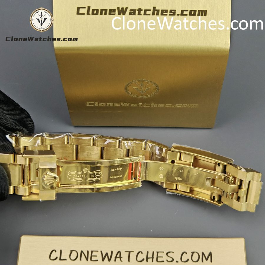 Rolex Super Clone Watches 1:1 Daytona 18K Yellow Gold Plating M126508-0008 4131 Movement - Image 12