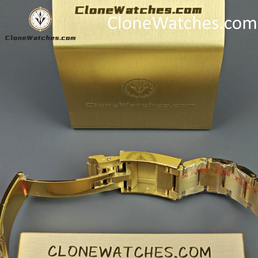 Rolex Super Clone Watches 1:1 Daytona 18K Yellow Gold Plating M126508-0008 4131 Movement - Image 13