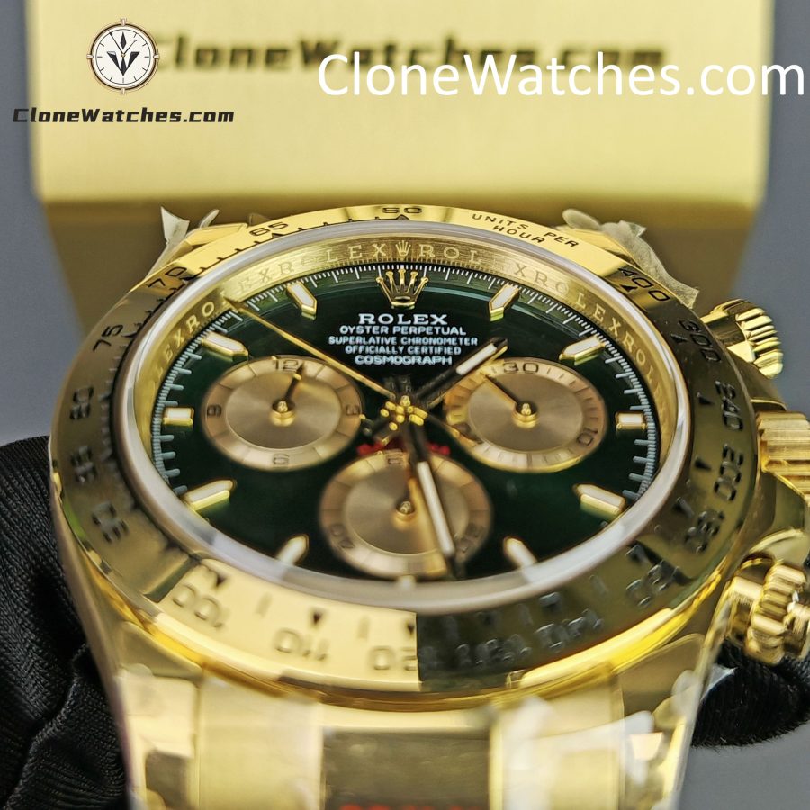 Rolex Super Clone Watches 1:1 Daytona 18K Yellow Gold Plating M126508-0008 4131 Movement - Image 14