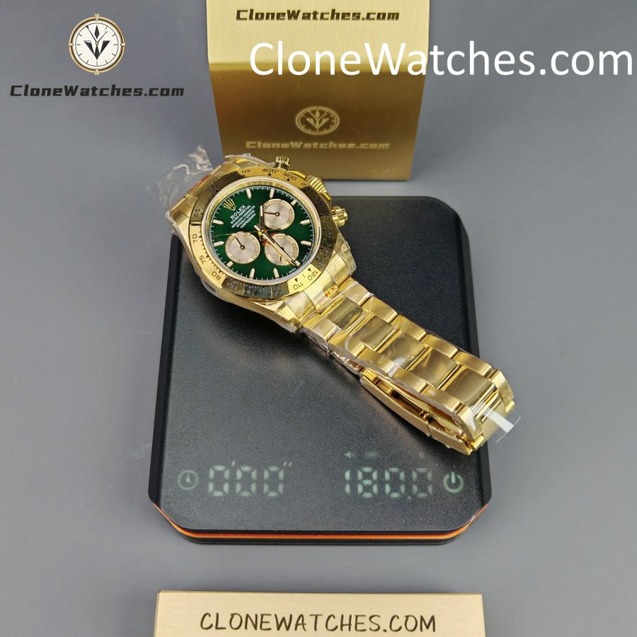 Rolex Super Clone Watches 1:1 Daytona 18K Yellow Gold Plating M126508-0008 4131 Movement - Image 17