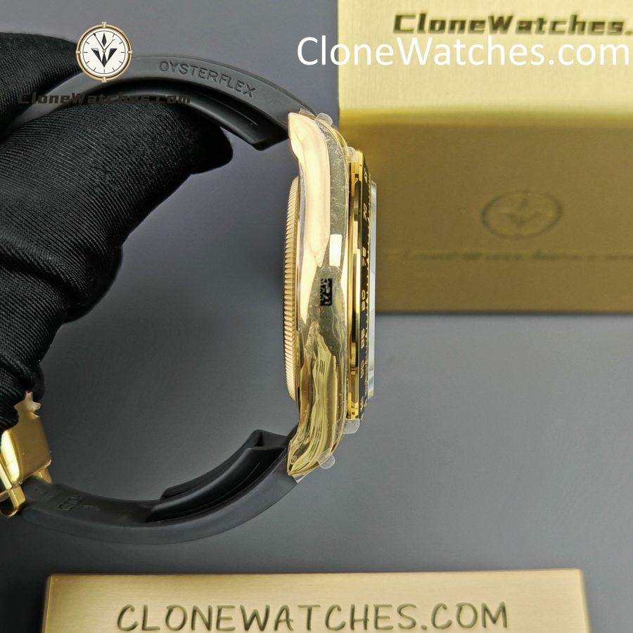 Rolex Super Clone Watches 1:1 Daytona 18K Yellow Gold Plating M126518LN-0014 4131 Movement - Image 9