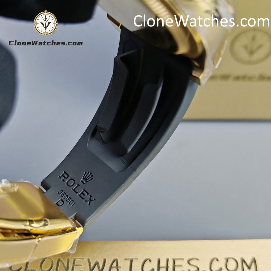 Rolex Super Clone Watches 1:1 Daytona 18K Yellow Gold Plating M126518LN-0014 4131 Movement - Image 10