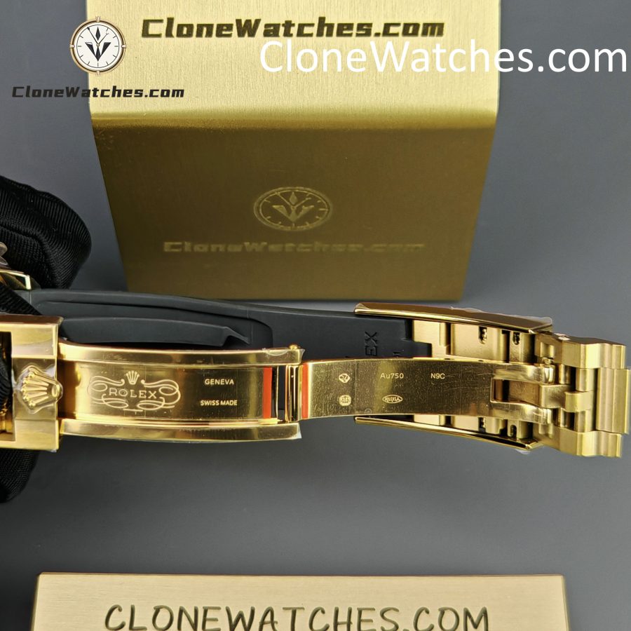 Rolex Super Clone Watches 1:1 Daytona 18K Yellow Gold Plating M126518LN-0014 4131 Movement - Image 12