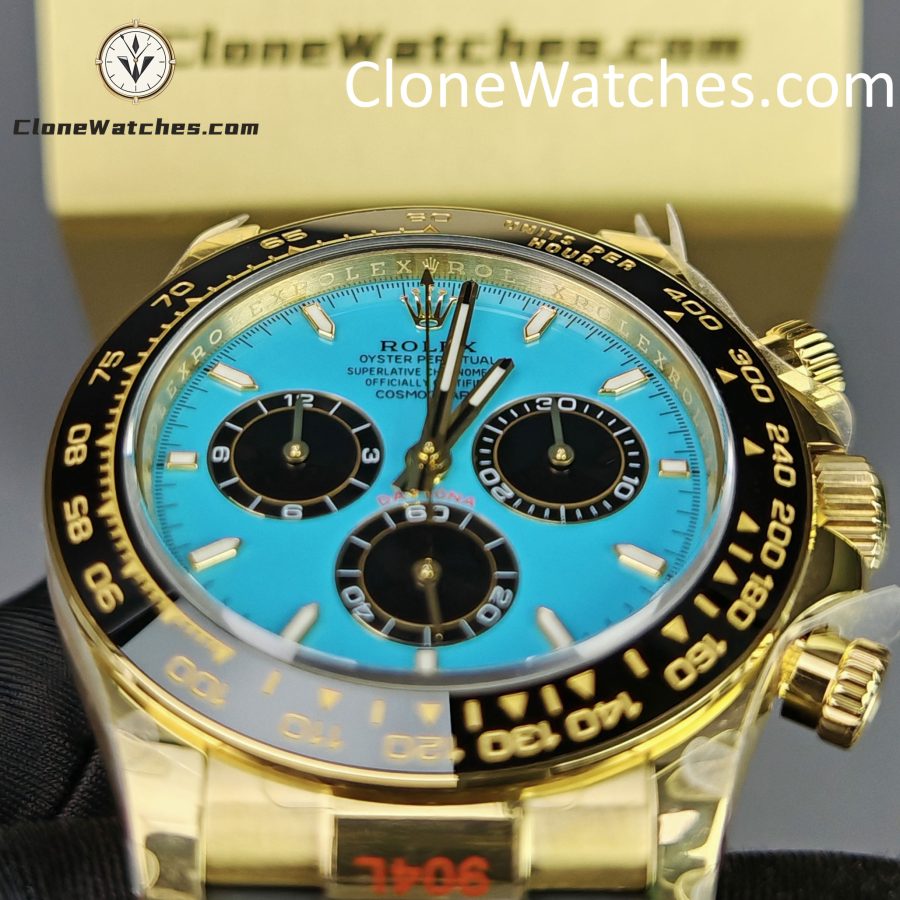 Rolex Super Clone Watches 1:1 Daytona 18K Yellow Gold Plating M126518LN-0014 4131 Movement - Image 14
