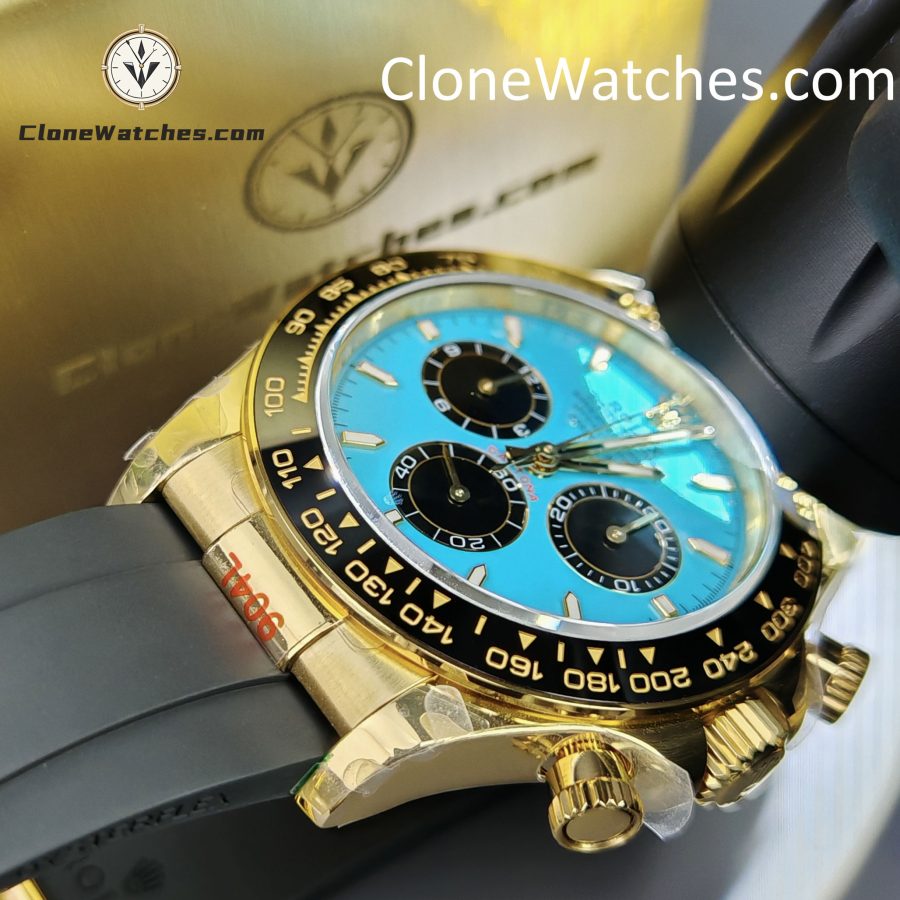 Rolex Super Clone Watches 1:1 Daytona 18K Yellow Gold Plating M126518LN-0014 4131 Movement - Image 15