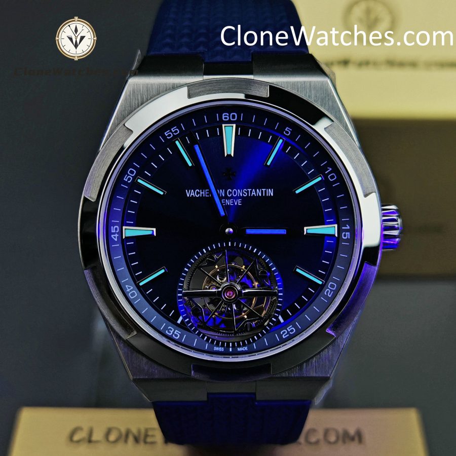 Vacheron Constantin Super Clone Watches 1:1 Overseas Tourbillon 6000V/110A-B544 42.5MM Rubber Strap - Image 2