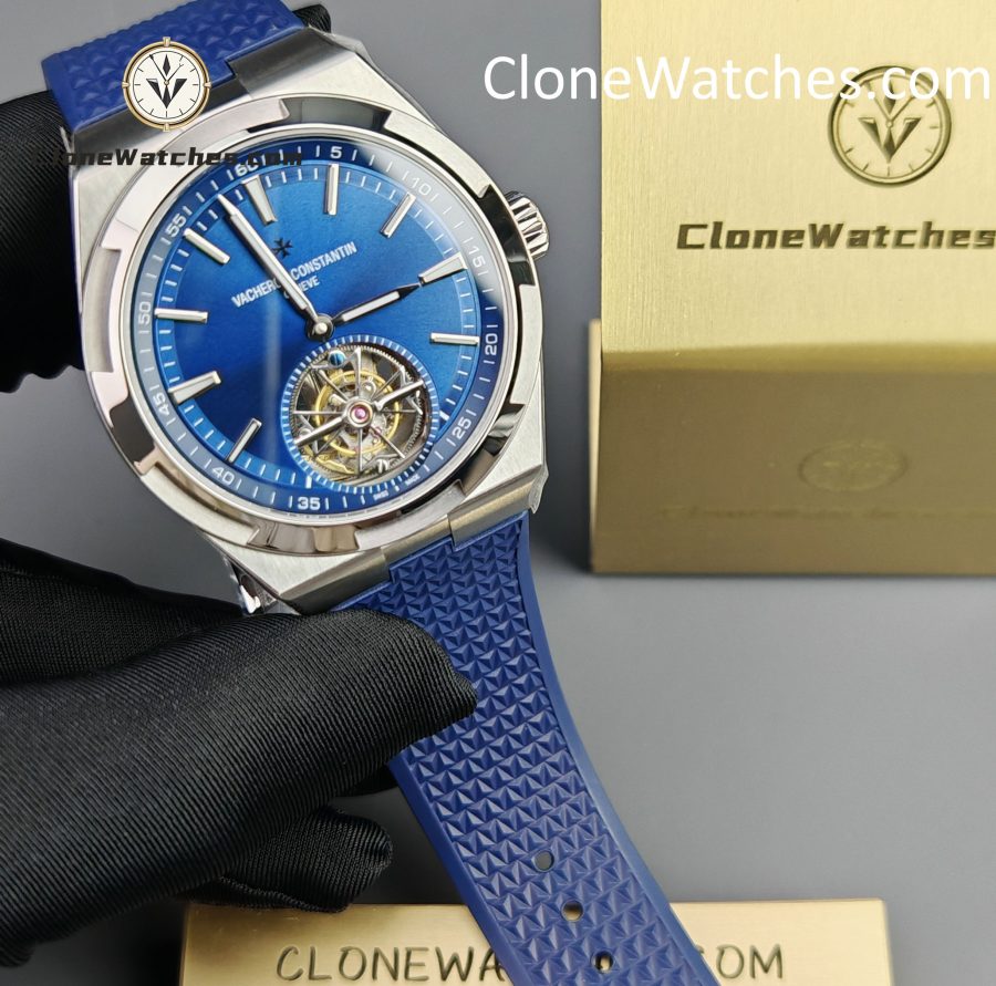 Vacheron Constantin Super Clone Watches 1:1 Overseas Tourbillon 6000V/110A-B544 42.5MM Rubber Strap - Image 4