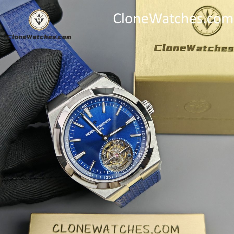 Vacheron Constantin Super Clone Watches 1:1 Overseas Tourbillon 6000V/110A-B544 42.5MM Rubber Strap - Image 5