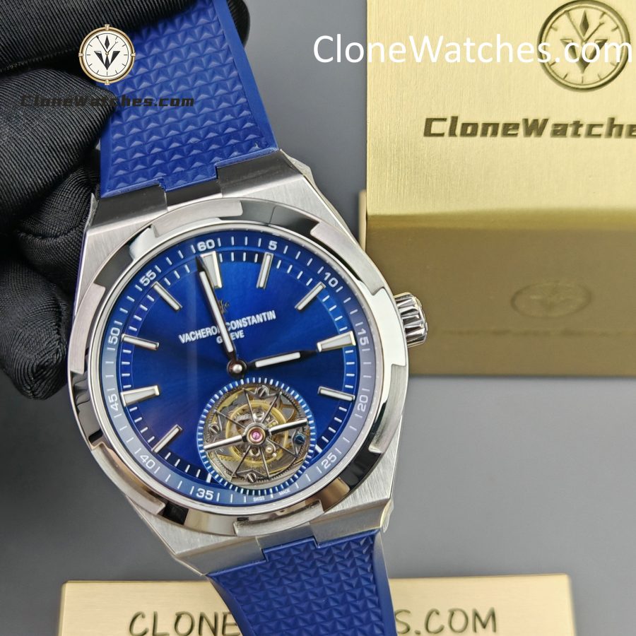 Vacheron Constantin Super Clone Watches 1:1 Overseas Tourbillon 6000V/110A-B544 42.5MM Rubber Strap - Image 6