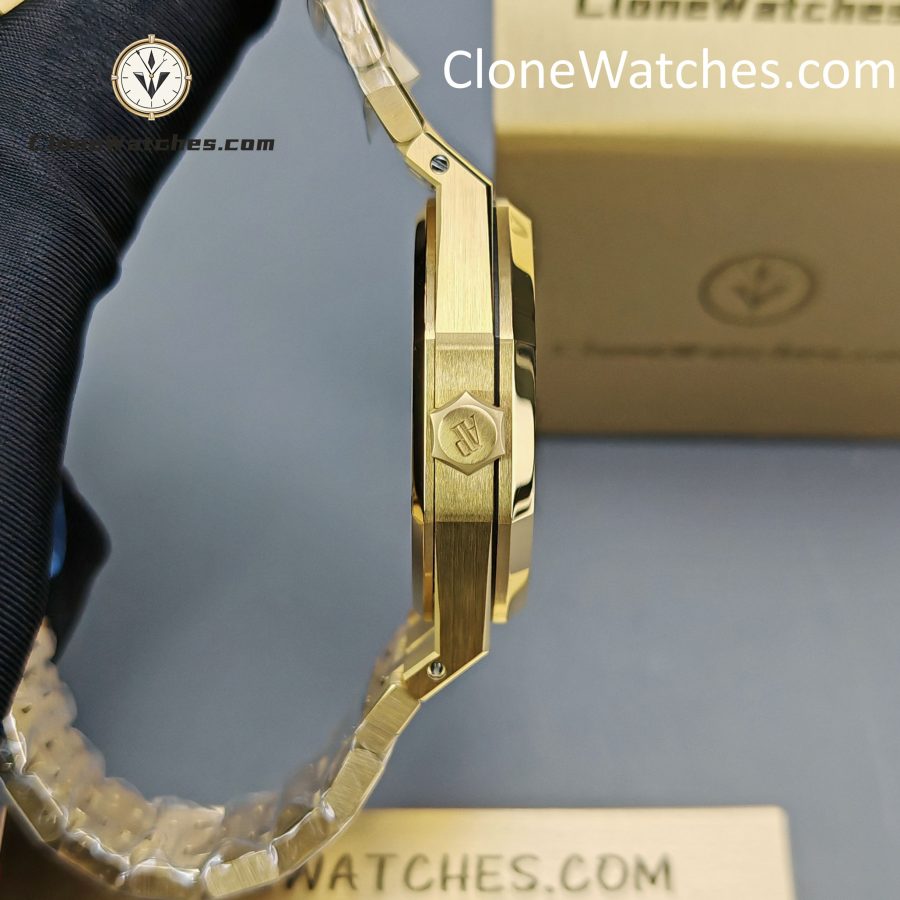 Audemars Piguet Super Clone Watches 1:1 Royal Oak 18K Gold 15450BA Blue Dial 37MM - Image 8