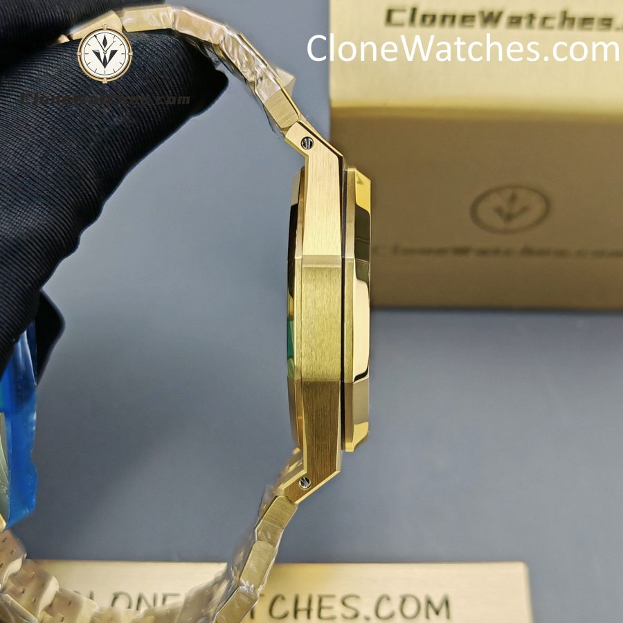 Audemars Piguet Super Clone Watches 1:1 Royal Oak 18K Gold 15450BA Blue Dial 37MM - Image 9