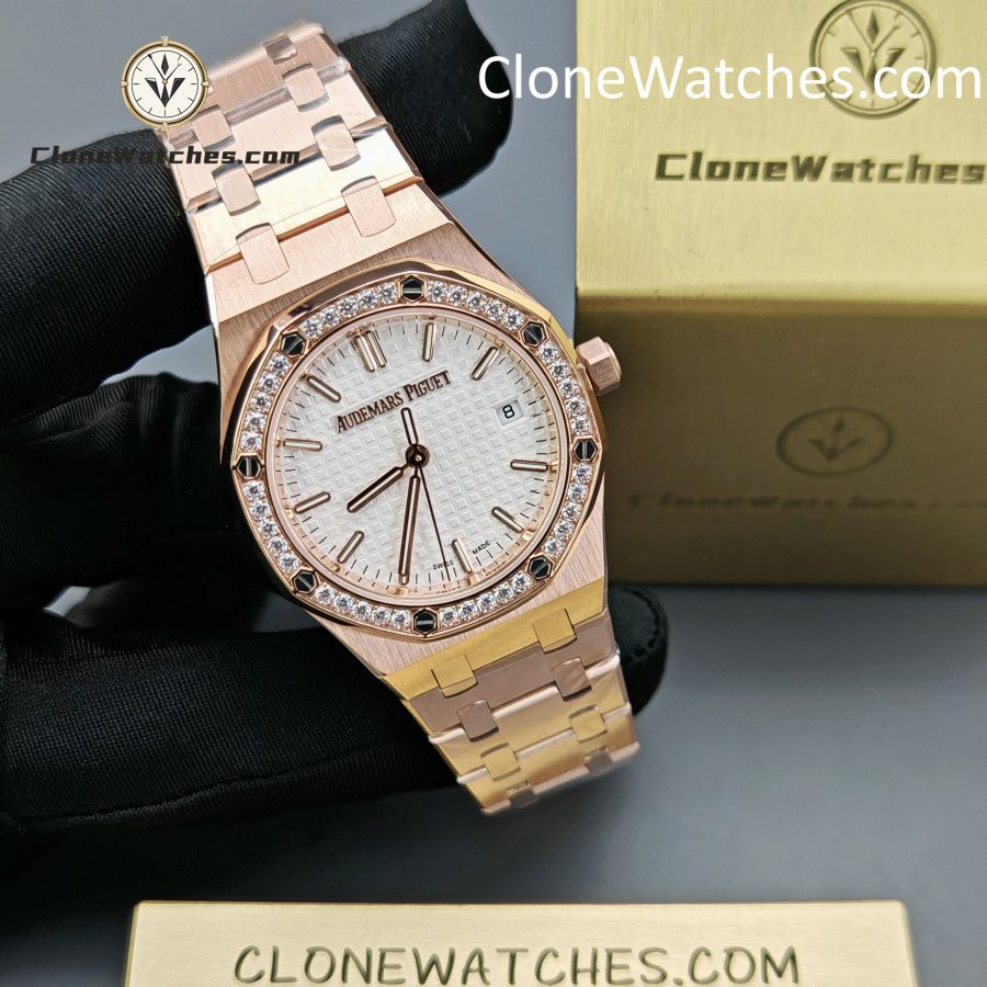 Audemars Piguet Super Clone Watches 1:1 Royal Oak Selfwinding 77351OR 34MM - Image 6