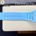Richard Mille Super Clone Watches 1:1 RM 055 Carbon Tourbillon Blue Strap - Image 8