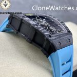 Richard Mille Super Clone Watches 1:1 RM 035 – 02 Carbon Tourbillon Blue Strap - Image 6