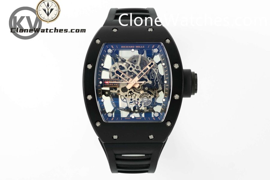 Super Clone Watches – Richard Mille RM 035  "Americas Black Toro"