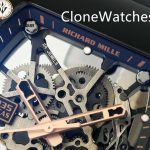 Richard Mille Super Clone Watches 1:1 RM 035 Black Ceramic Skeleton Dial "Americas Black Toro" - Image 4