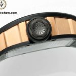 Richard Mille Super Clone Watches 1:1 RM 035 Black Ceramic Skeleton Dial "Americas Black Toro" - Image 6