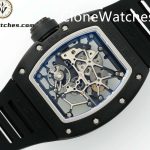 Richard Mille Super Clone Watches 1:1 RM 035 Black Ceramic Skeleton Dial "Americas Black Toro" - Image 8