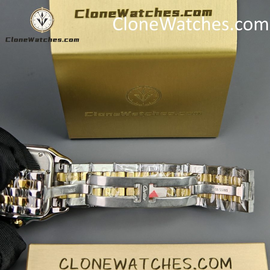 Cartier Super Clone Watches 1:1 PANTHÈRE DE CARTIER White Dial 27mm x37mm W2PN0007 - Image 9