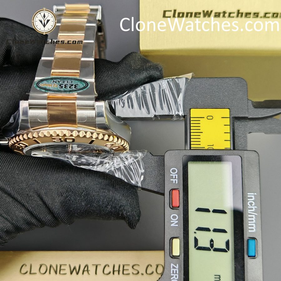 Rolex Super Clone Watches 1:1 Yacht Master Brown Dial Rose Gold M126621-0001 3235 Movement - Image 16
