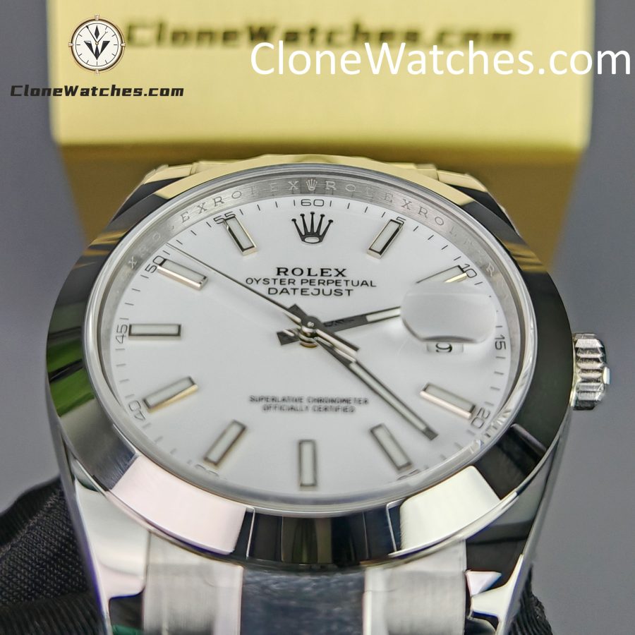 Rolex Super Clone Watches 1:1 DateJust White Dial M126300 – 0005 Oyster 41MM 3235 Movement - Image 14