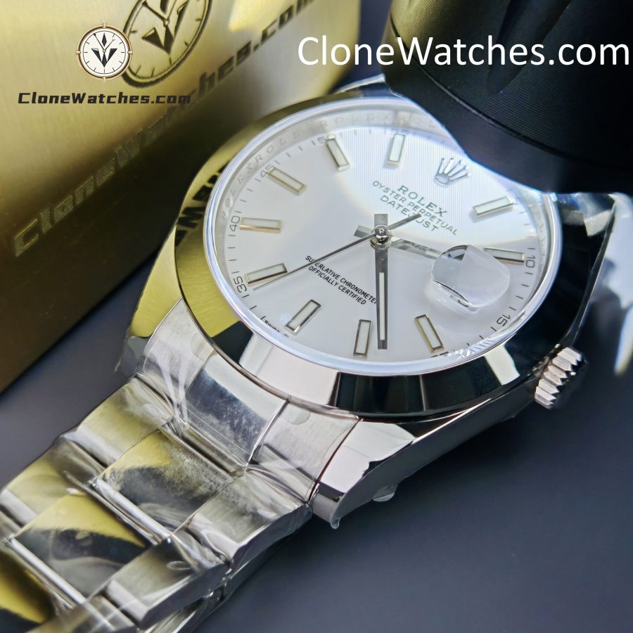 Rolex Super Clone Watches 1:1 DateJust White Dial M126300 – 0005 Oyster 41MM 3235 Movement - Image 15