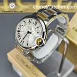 Cartier Super Clone Watches 1:1 Ballon Bleu de W2BB0002 Silver Dial 33mm - Image 2