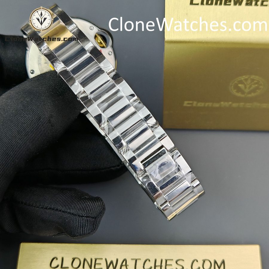 Cartier Super Clone Watches 1:1 Ballon Bleu de W2BB0002 Silver Dial 33mm - Image 6
