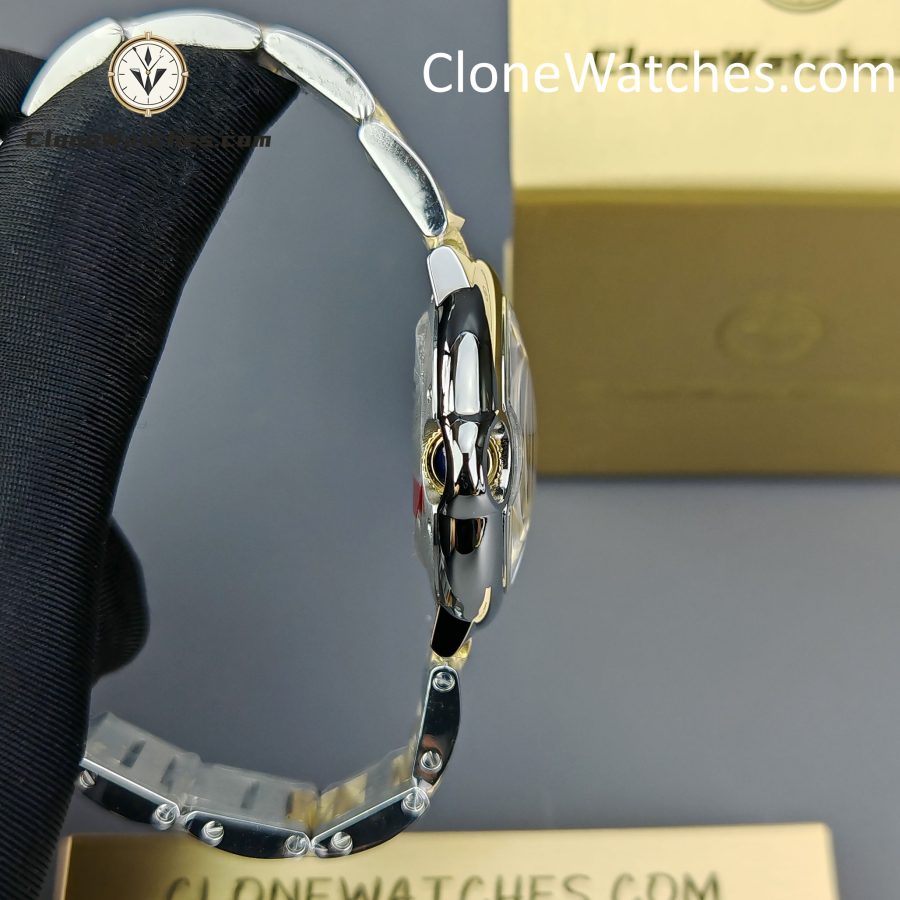 Cartier Super Clone Watches 1:1 Ballon Bleu de W2BB0002 Silver Dial 33mm - Image 7