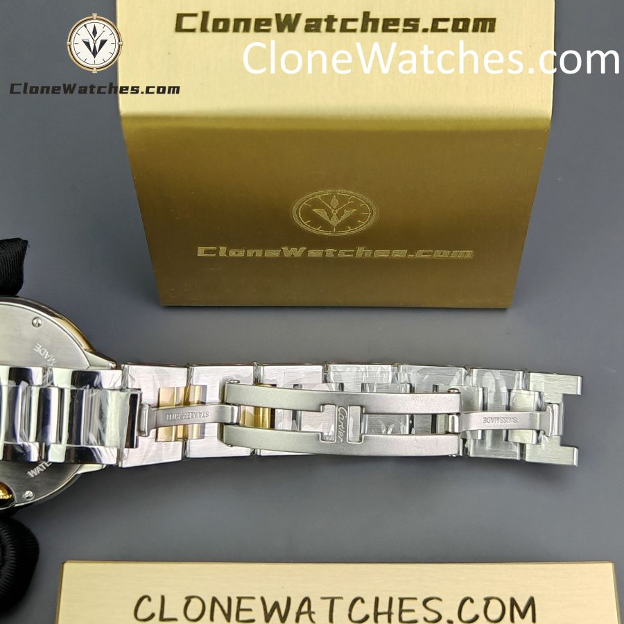 Cartier Super Clone Watches 1:1 Ballon Bleu de W2BB0002 Silver Dial 33mm - Image 11