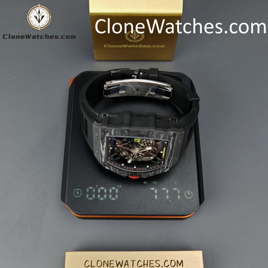 Richard Mille Super Clone Watches 1:1 RM 035 – 02 NTPT Carbon Fiber Black Rubber Strap - Image 12