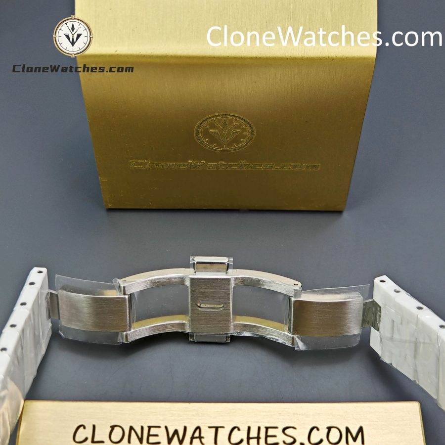 Audemars Piguet Super Clone Watches 1:1 Royal Oak White Ceramic 15500 White Dial 41MM - Image 14